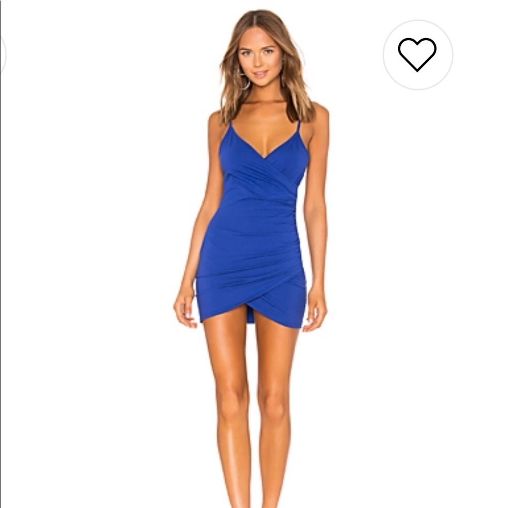 Blue mini dress